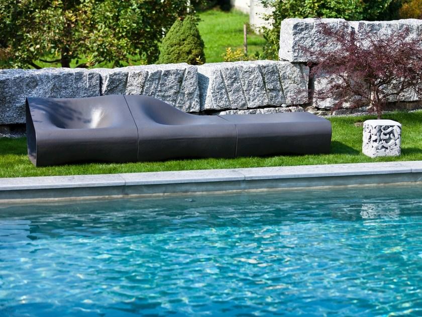 SWISSPEARL Italia Модульная скамейка из бетона со спинкой Design sun-id-1465693 - Вид №4