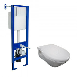 046333 Подвесной унитаз настенный Черный BERGES  Турция