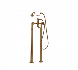 Gentry Home Смеситель для раковины мостик на 2 отверстия 200мм Berkeley Бронза GH100797