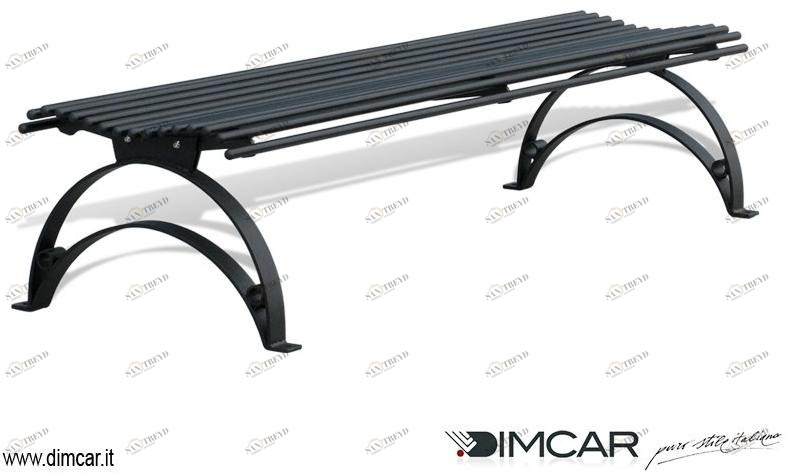 DIMCAR Скамья металлическая в классическом стиле без спинки Elite 1116-p