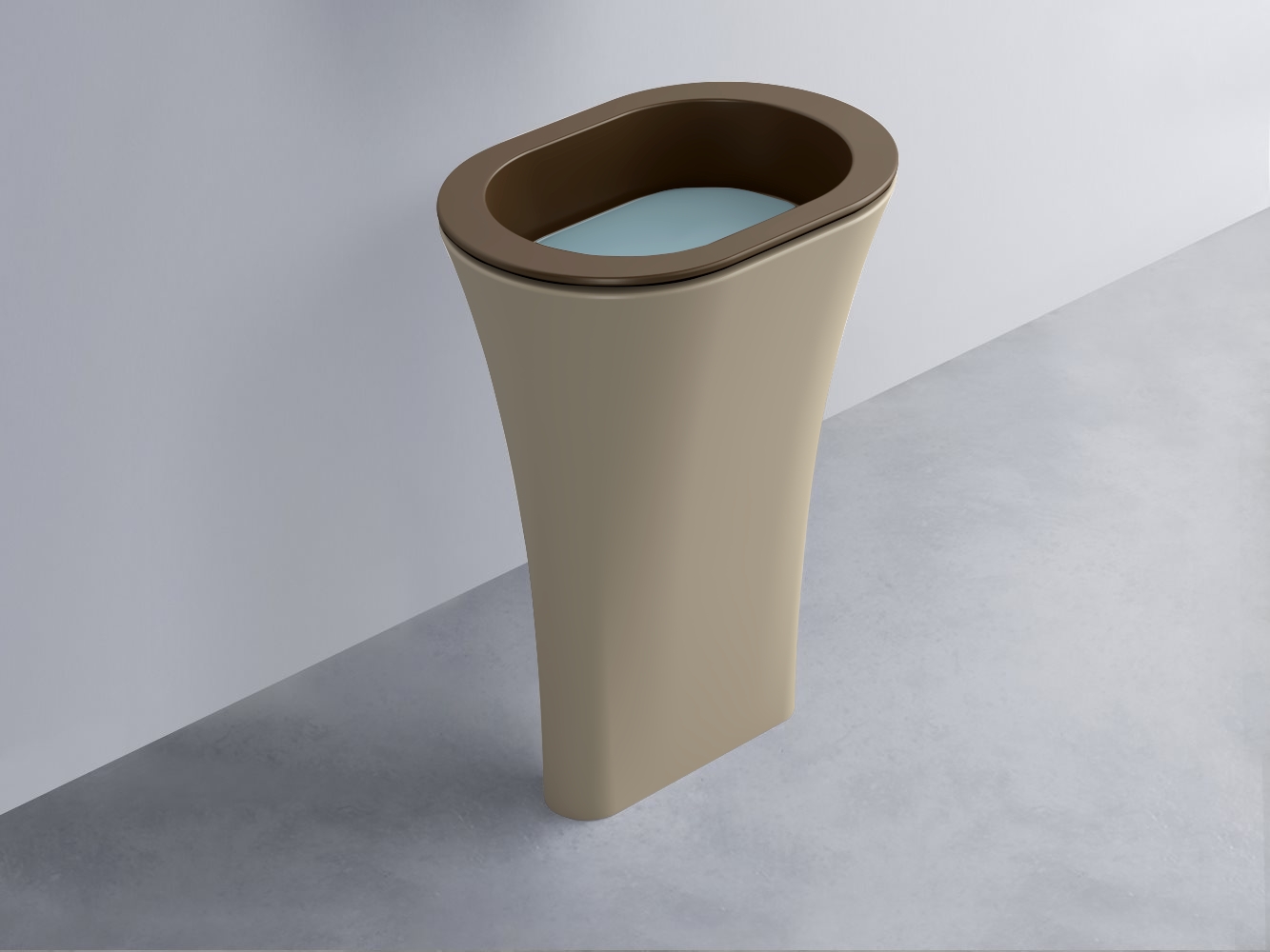 AMLA65-CA+AMPILO-PL+AMCOLO-AV Раковина Amedeo Ovale отдельностоящая cielo Enjoy + Amedeo Ceramica Cielo