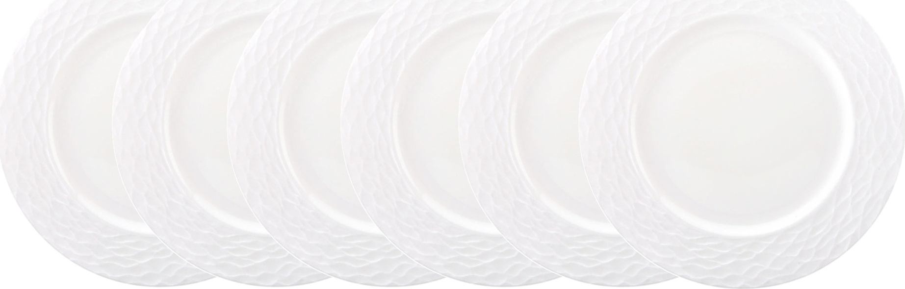 10662515 Lenox Набор из 6 тарелок десертных Lenox "Хэррингтон" 20см Фарфор костяной 