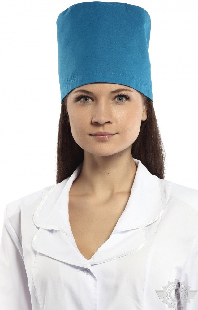 58994 Колпак "Сервис" темно-голубой  Одежда для салонов красоты  размер Спецодежда  - Вид №3