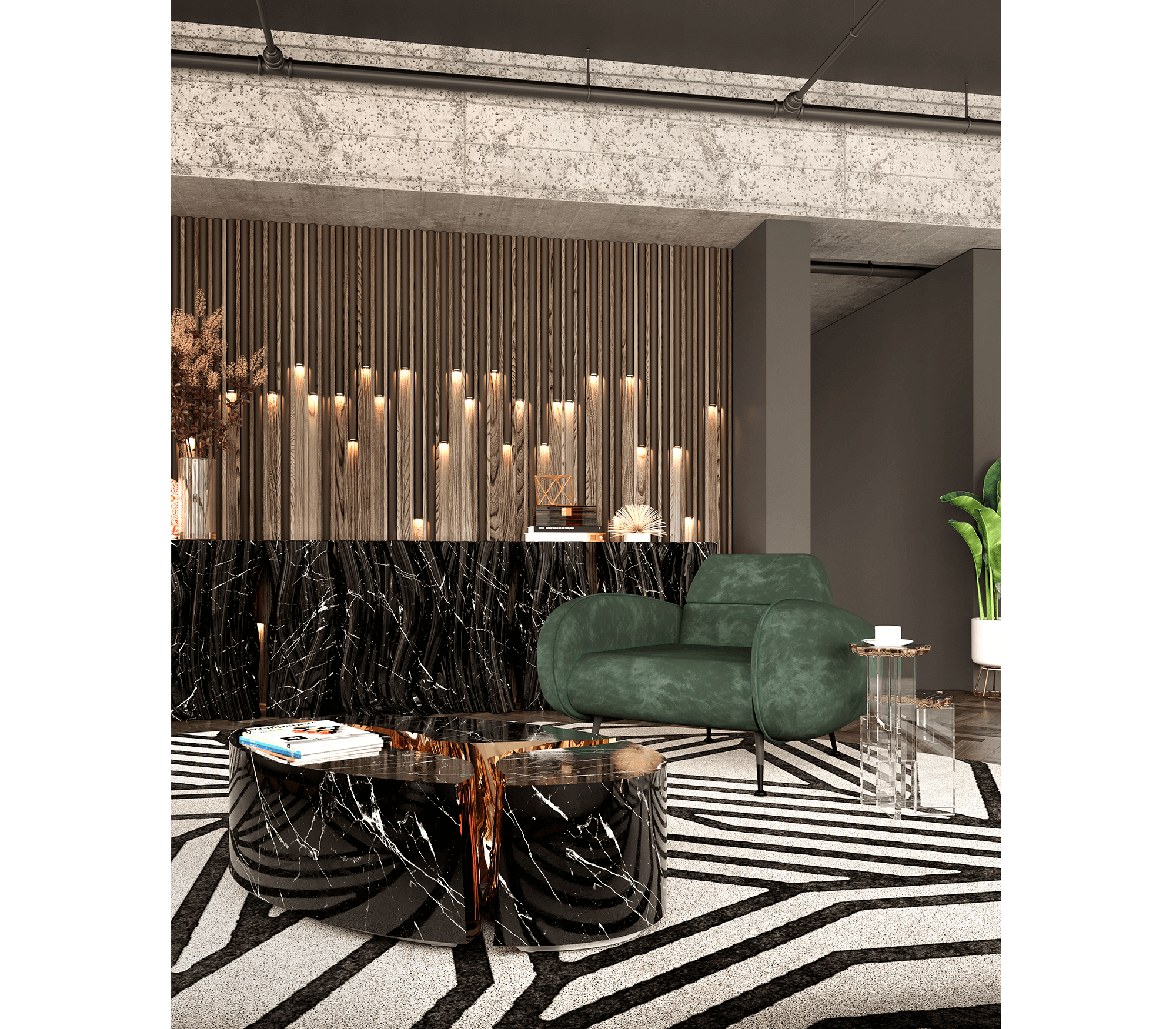 0-302 Овальный черный центральный стол Lapiaz Boca Do Lobo  - Вид №4