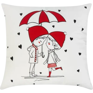 Подушка Sweet Couple 40х40 см цвет белый 86473853 STLM-2096434