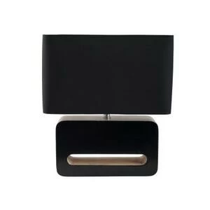 Лампа настольная Wood, черная