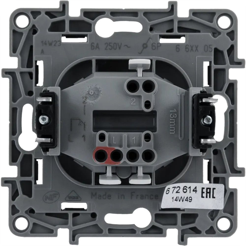 Кнопка встраиваемая Legrand Etika антрацит для скрытого монтажа 82496725 STLM-0028732 - Вид №2