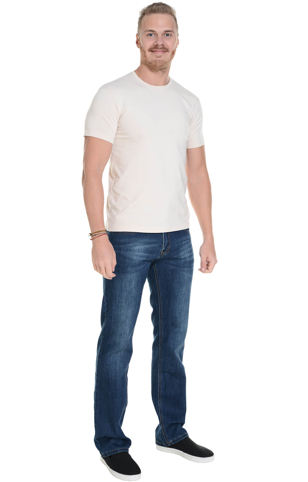 62067 Футболка мужская бежевая LUXE  Одежда для официантов  размер M  - Вид №6