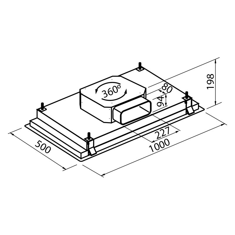 2537101 Вытяжка Breeze белая 2537101 Fosterspa  - Вид №1
