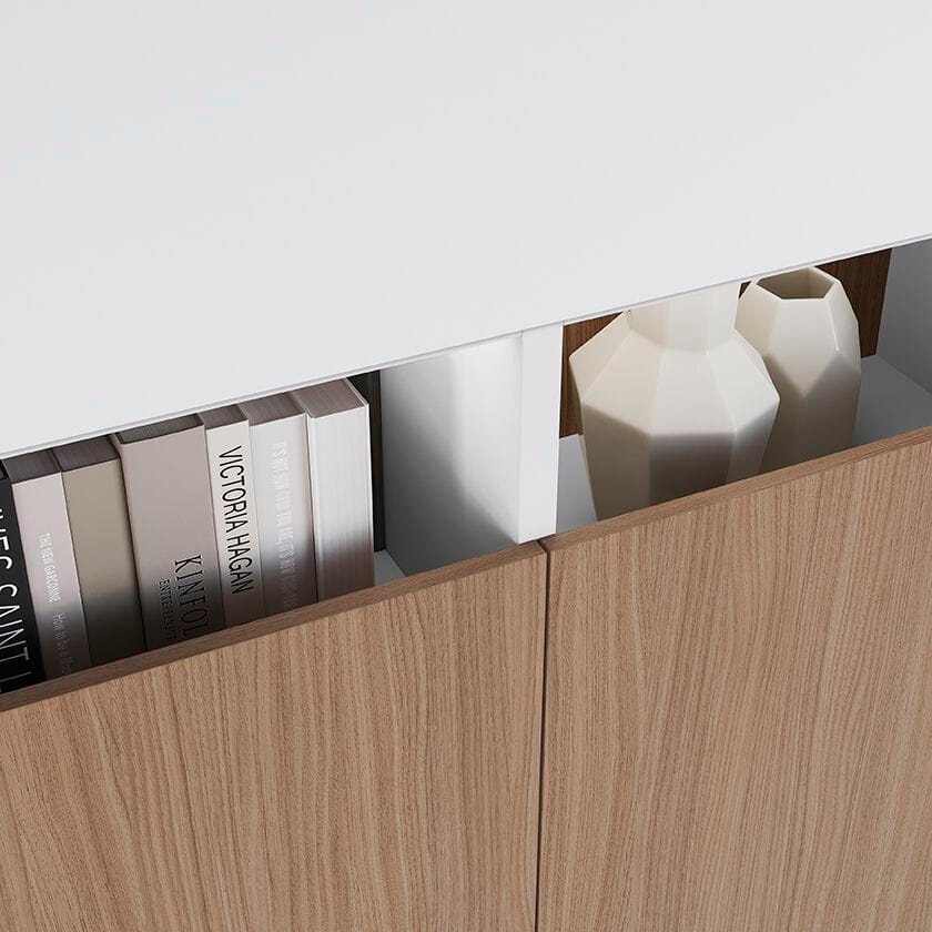 Деревянный секционный книжный шкаф Febal Casa TRENTA ARCH-00000563 - Вид №4