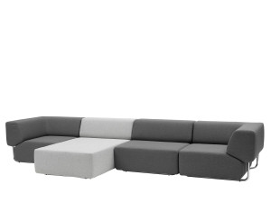 Модульный тканевый диван