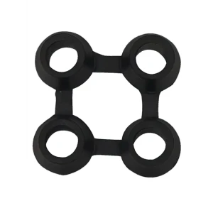 Соединитель для ячеистых ковриков Amigo 7x7 см цвет черный