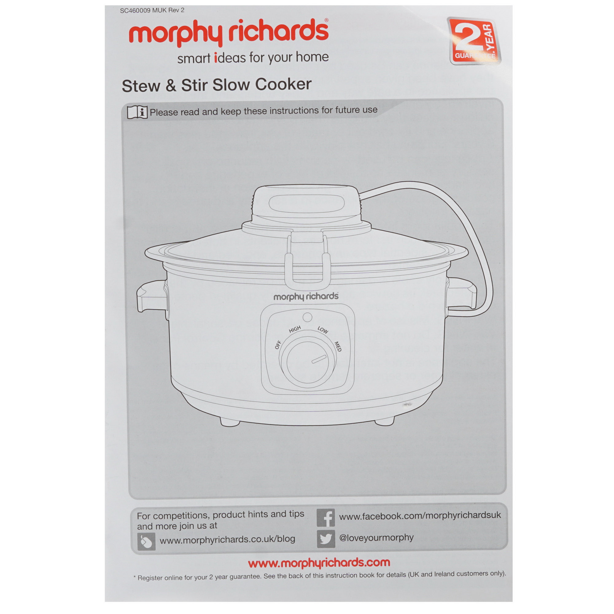 8167738 Медленноварка Morphy Richards 461010 серебристый STDN-0120600 - Вид №6