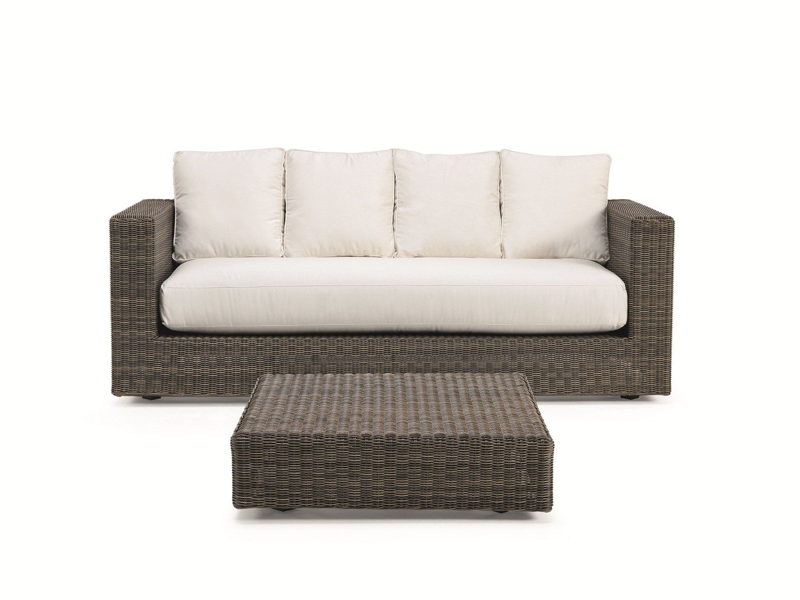 3-местный садовый диван Ethimo EtWick® ARCH-00129246 - Вид №2