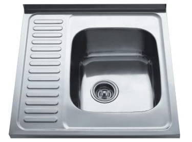 HB6060R-60 Кухонная мойка , полированная сталь Haiba  - Вид №1