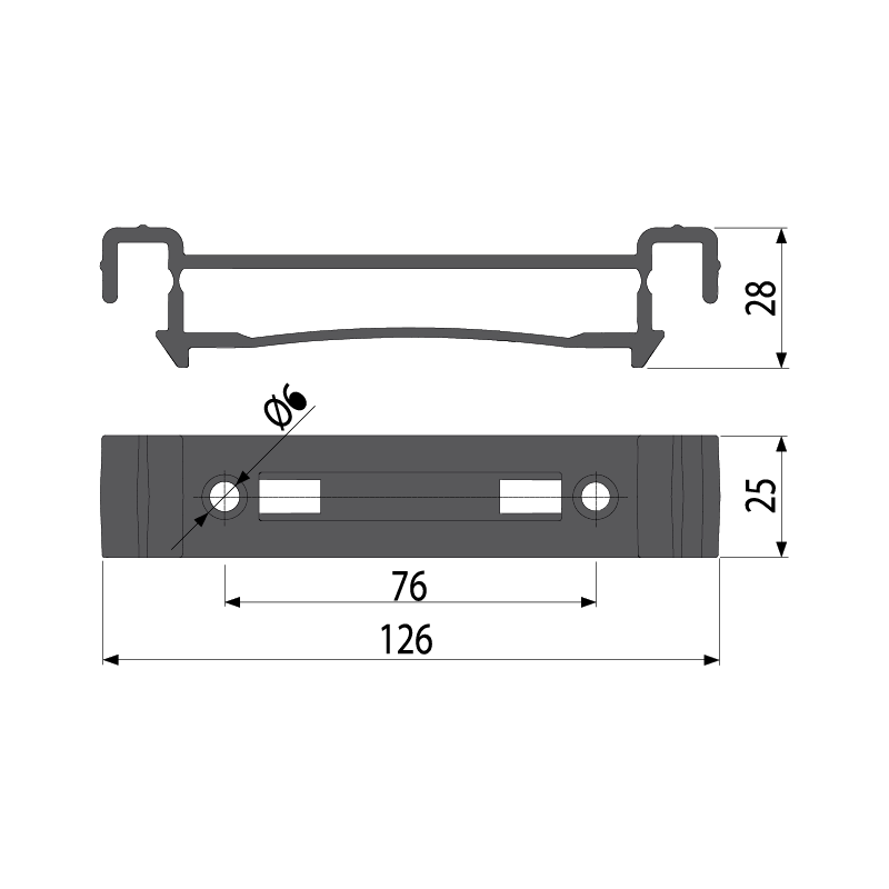 Замок дренажного канала AVZ102-R102 ALCAPLAST AVZP002 - Вид №1