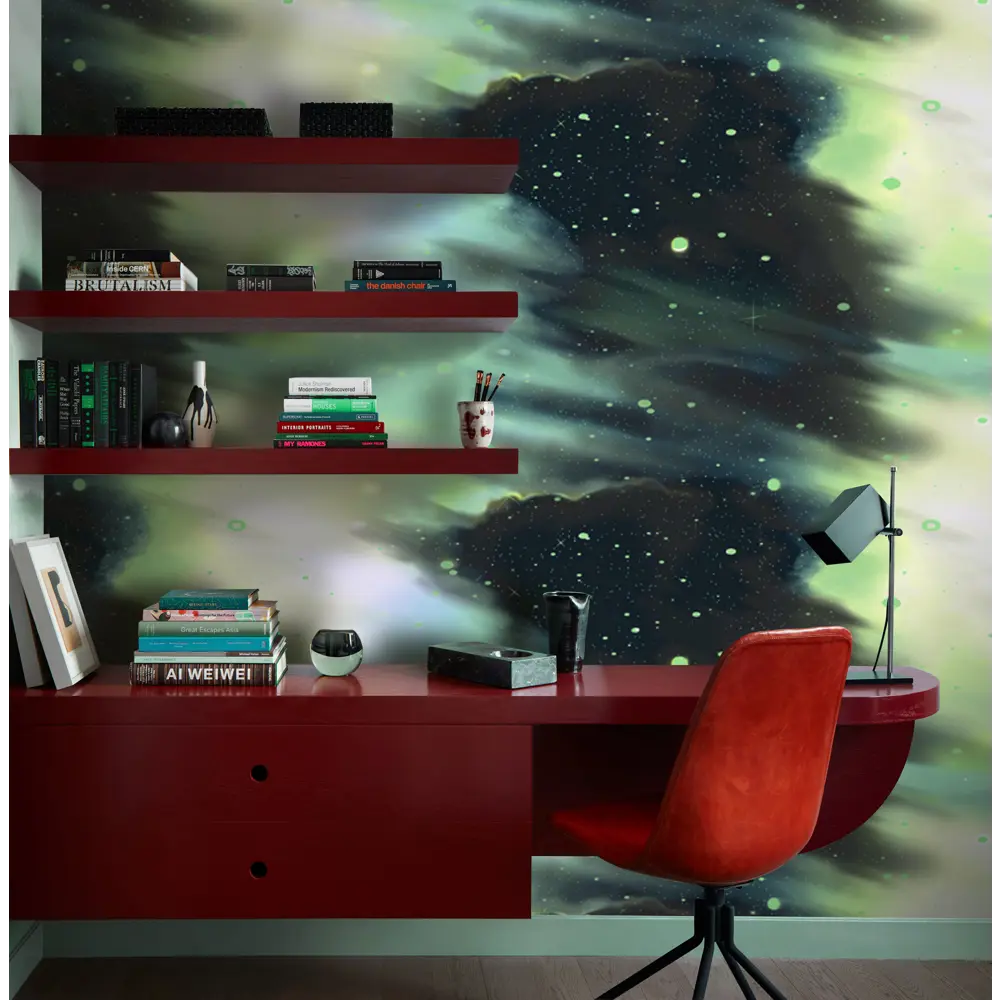 Обои флизелиновые Erismann Inspace зеленые 1.06 м ЭР60403-02 STLM-2050706 - Вид №2