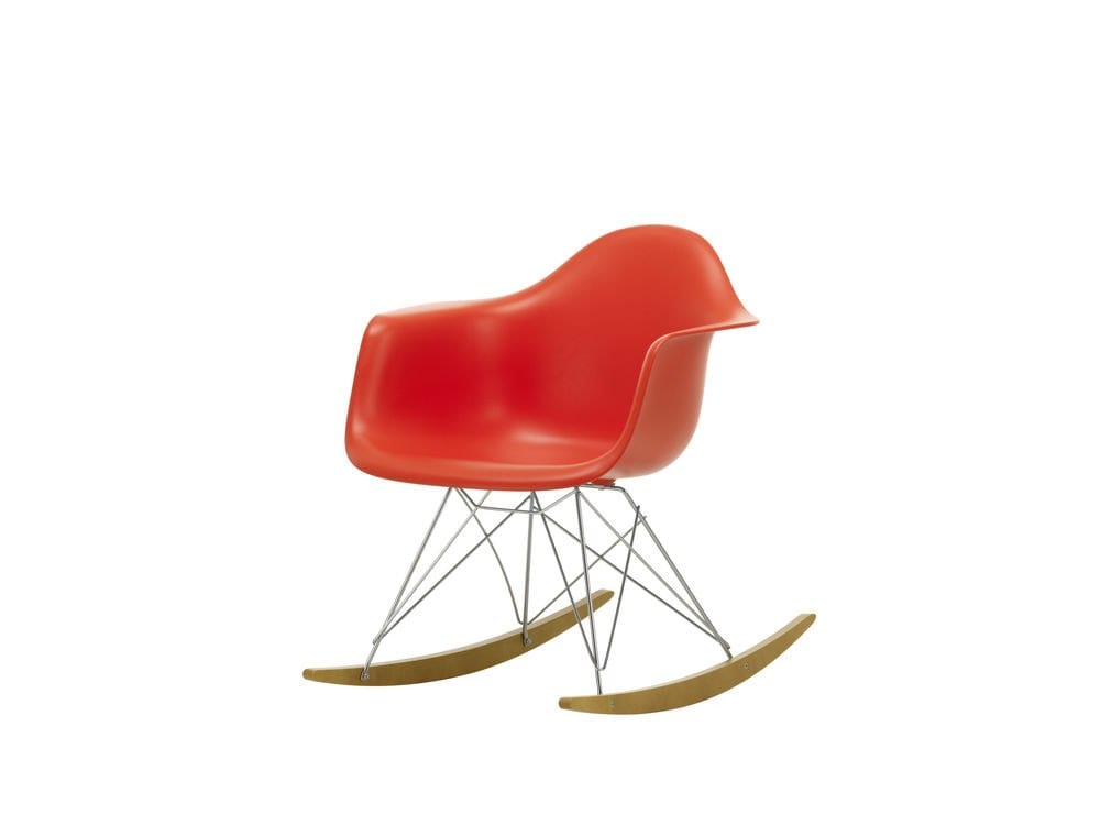 Мягкое тканевое кресло-качалка с подлокотниками VITRA Eames Plastic Chair ARCH-00023828 - Вид №36
