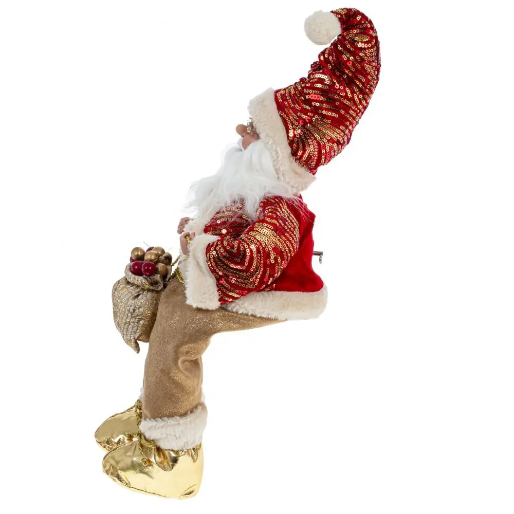 88449983 Игрушка Дед Мороз 34 см цвет красный STLM-1328481 Santreyd  - Вид №4