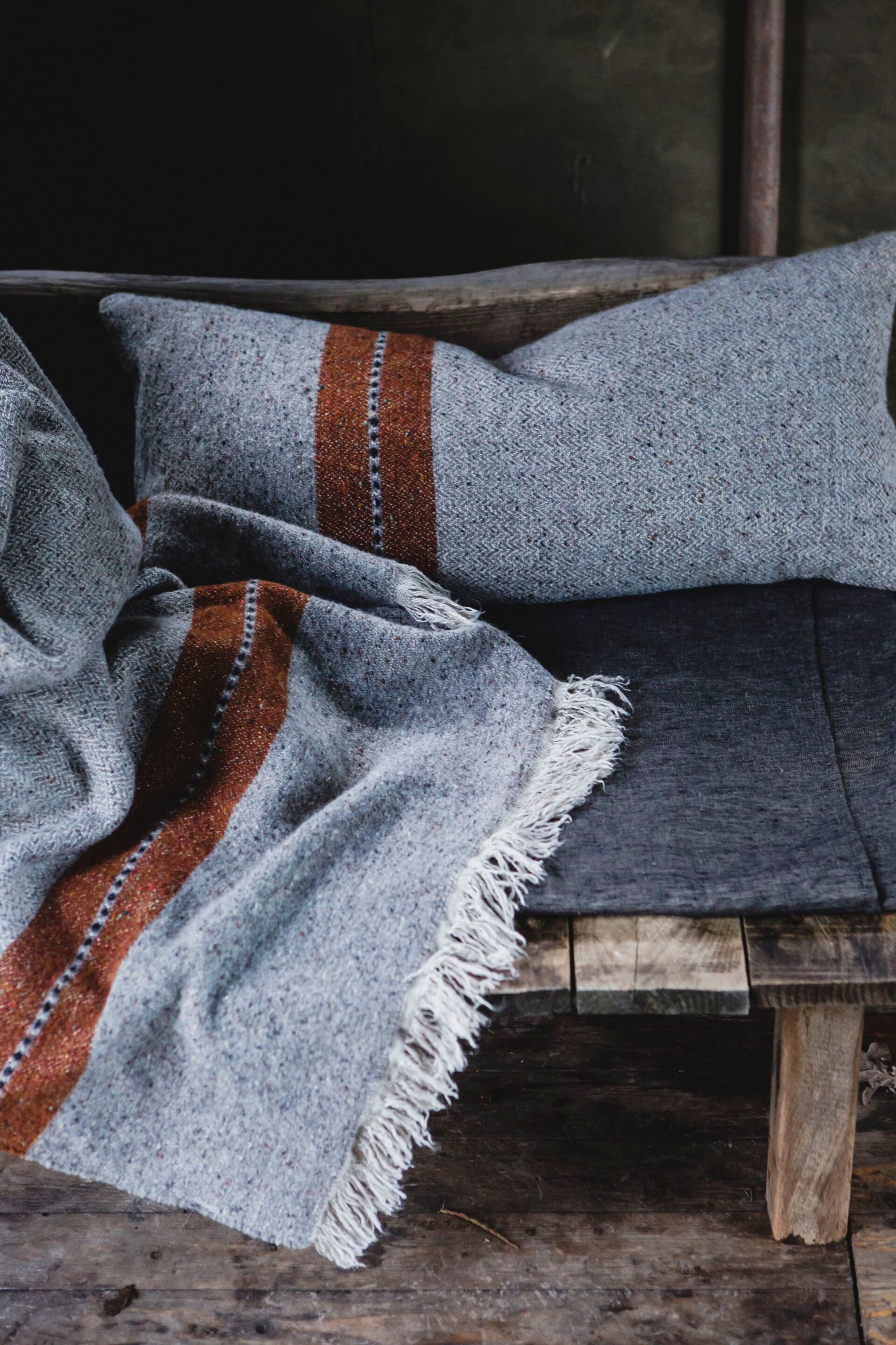 Прямоугольная подушка из льна и шерсти Libeco Home Монтана ARCH-00126611 - Вид №3