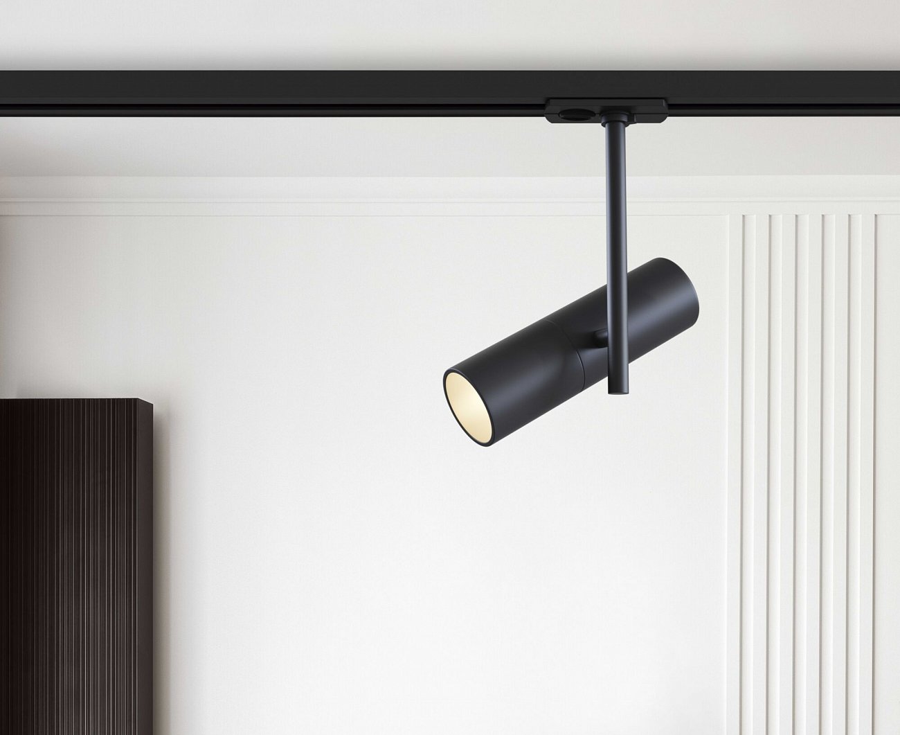 Трековый светильник черный TR005-GU10 TECHNICAL SINGLE PHASE TRACK SYSTEM 00-3956213 Черный  - Вид №2