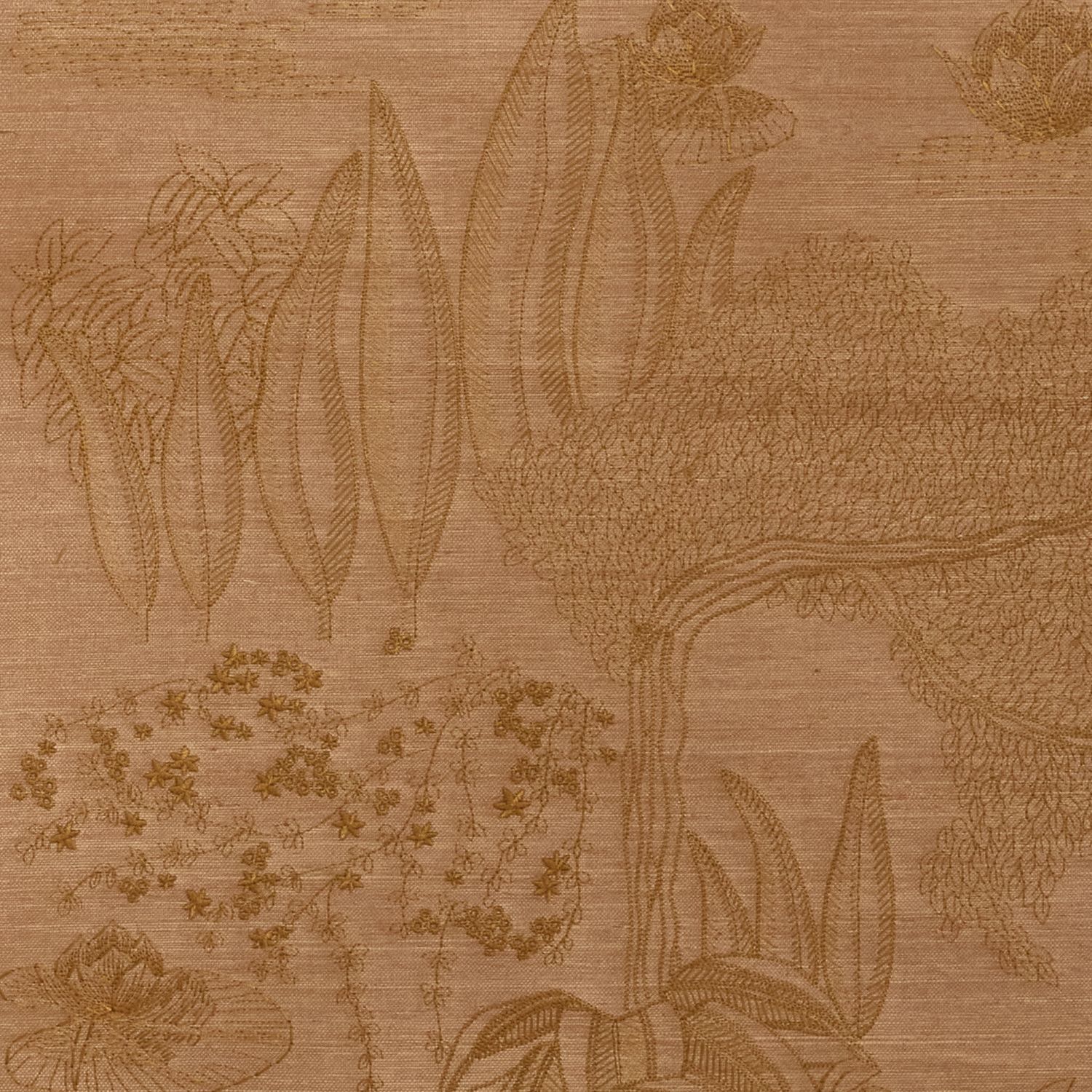 Сизаль вышитая настенная ткань Casamance Hikari ARCH-00096714 - Вид №8