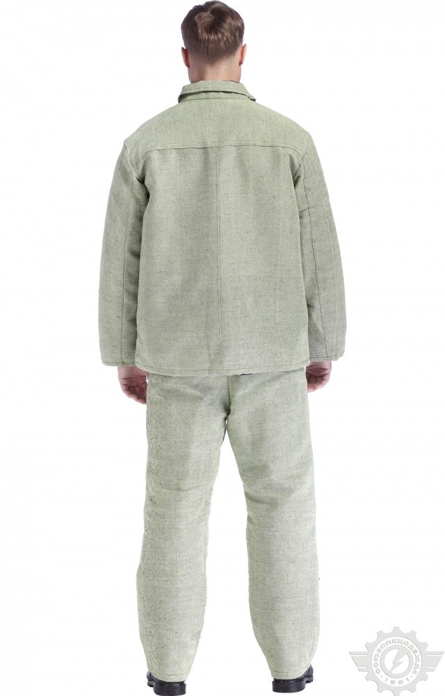 69171 Костюм брезентовый сварщика утепленный  Одежда для сварщиков  размер 56-58/170-176 Спецодежда  - Вид №8