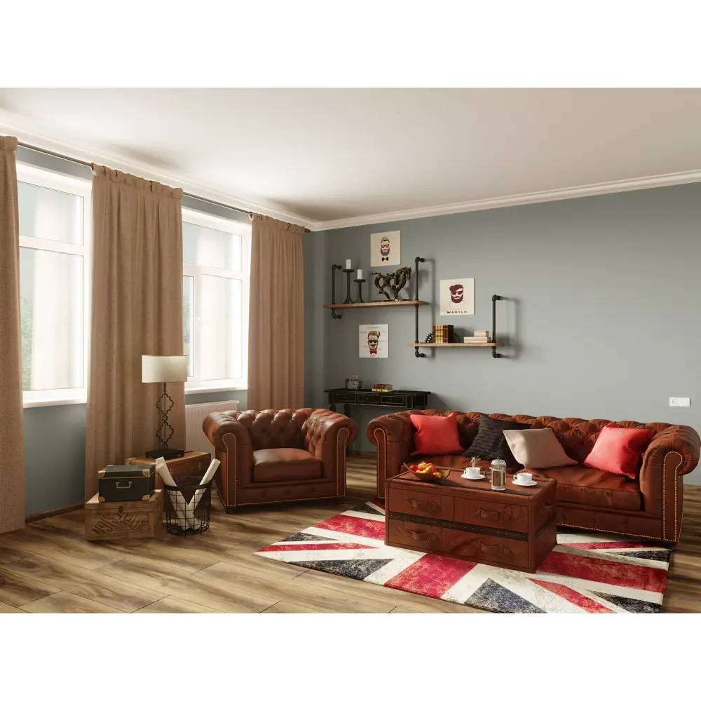 Краска для стен и потолков Trend Farbe цвет Грозовая туча 1 л Dufa STLM-2146428 - Вид №3