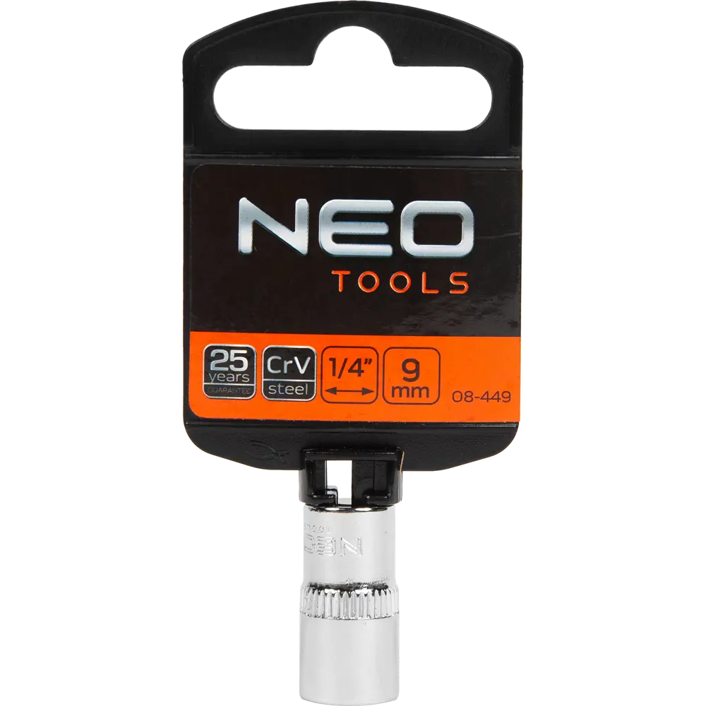 Торцевая головка шестигранная Neo Tools 08-449 1/4 дюйма 9 мм STLM-2097641 - Вид №2