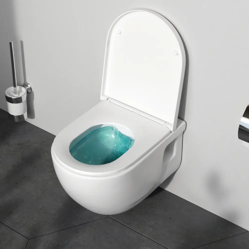 Унитаз подвесной AM.PM Like FlashClean C801701SC безободковый с сиденьем микролифт STLM-2168275 - Вид №10