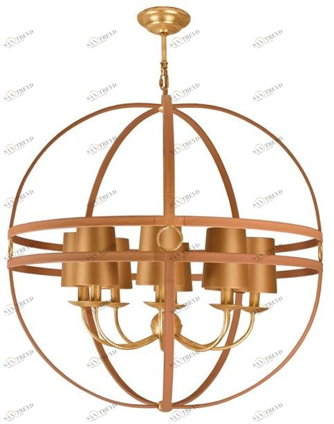 Abrissi Подвесной светильник из кожи Mondo sun-id-1484107