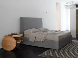 Casamania & Horm Мягкая съемная двуспальная кровать с высоким изголовьем