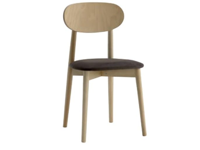 Деревянный стул с мягким сиденьем XLINE 1444 ARCH-00103057 - Вид №1