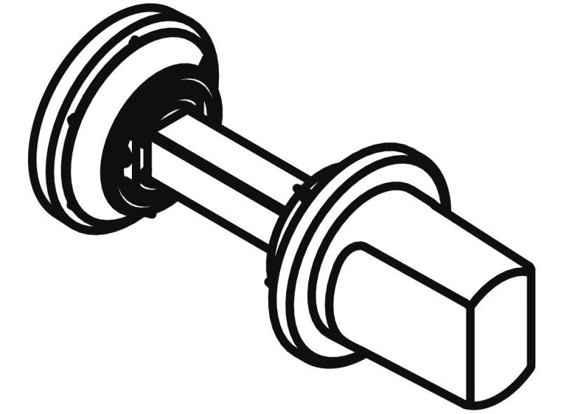 306PCMNR туалетная розетка HEWI System 111 | Polyamid  - Вид №8