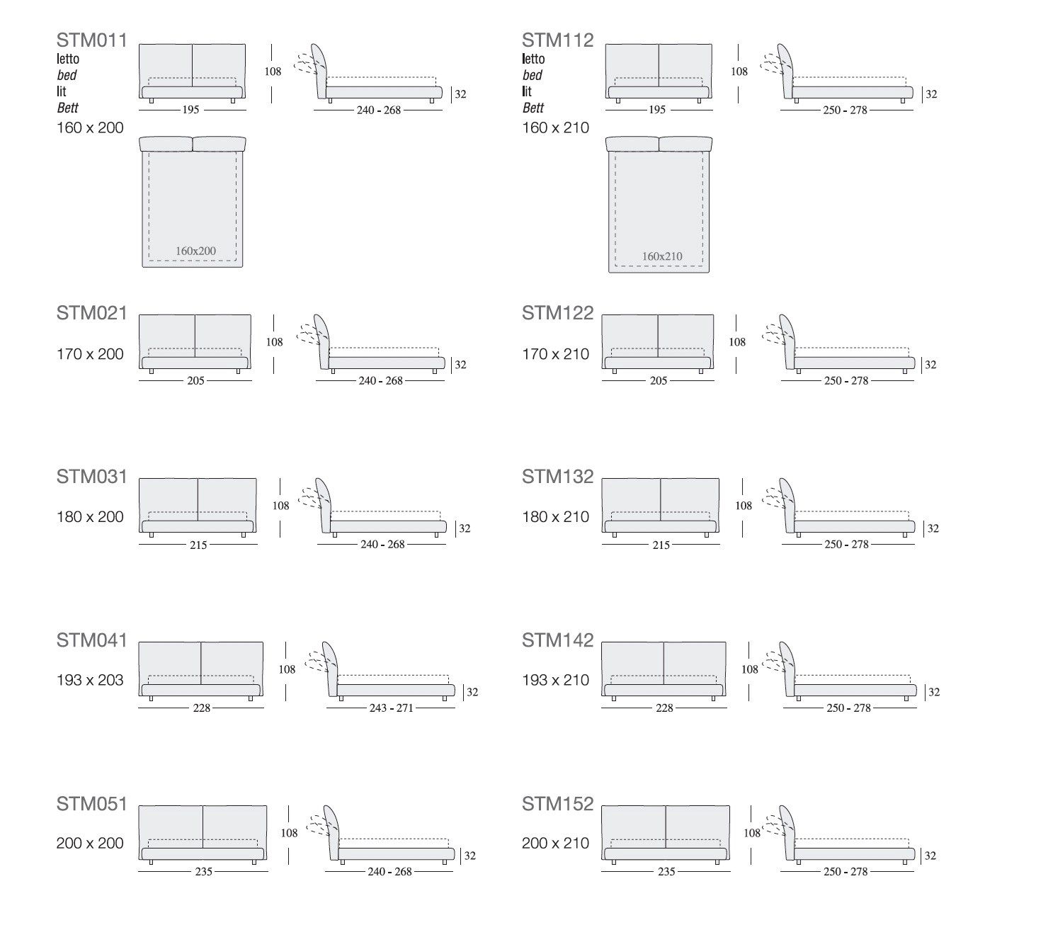Кровать Edra для интерьера ARCH-00138611 - Вид №6