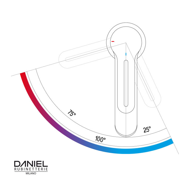 SRE604BLT6 Смеситель для биде DANIEL RUBINETTERIE Smart GREEN - Вид №2
