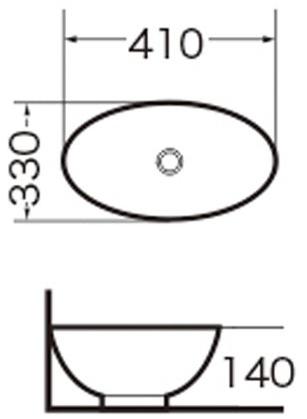GR-3018 Накладная раковина на столешницу  прямоугольная Grossman  - Вид №2