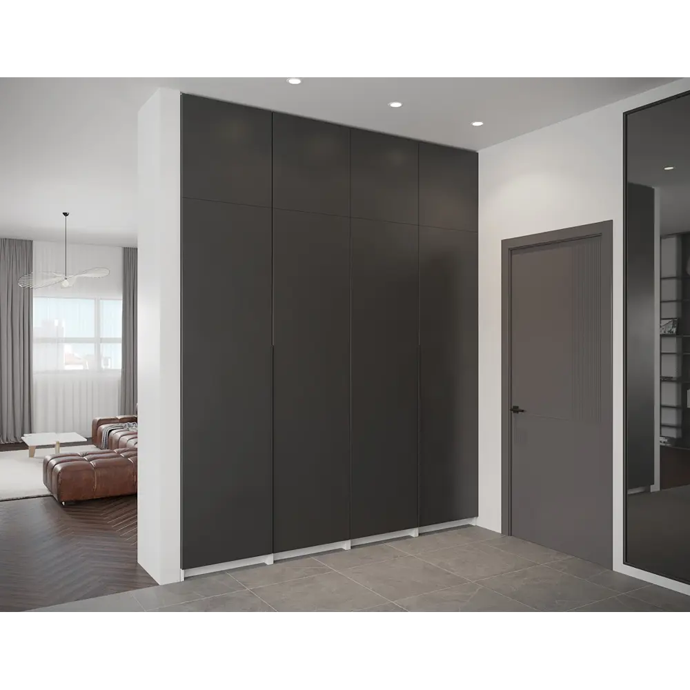 Дверь Лион 39.6x50.8x1.8 см ДСП цвет серый Santreyd STLM-2157728 - Вид №5