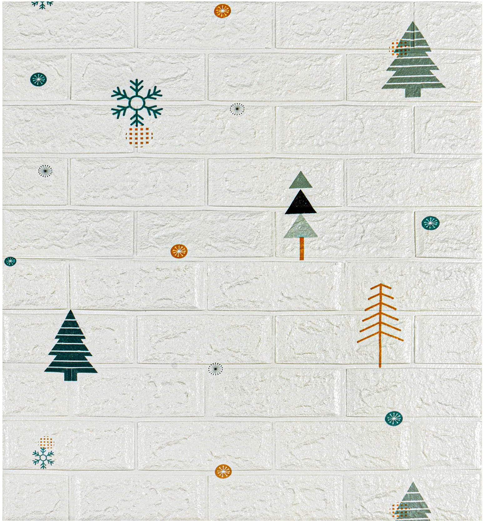 90286503 Панель ПВХ Елочки 770х700мм 0.54м² 1шт белый STLM-0169504 LAKO DECOR