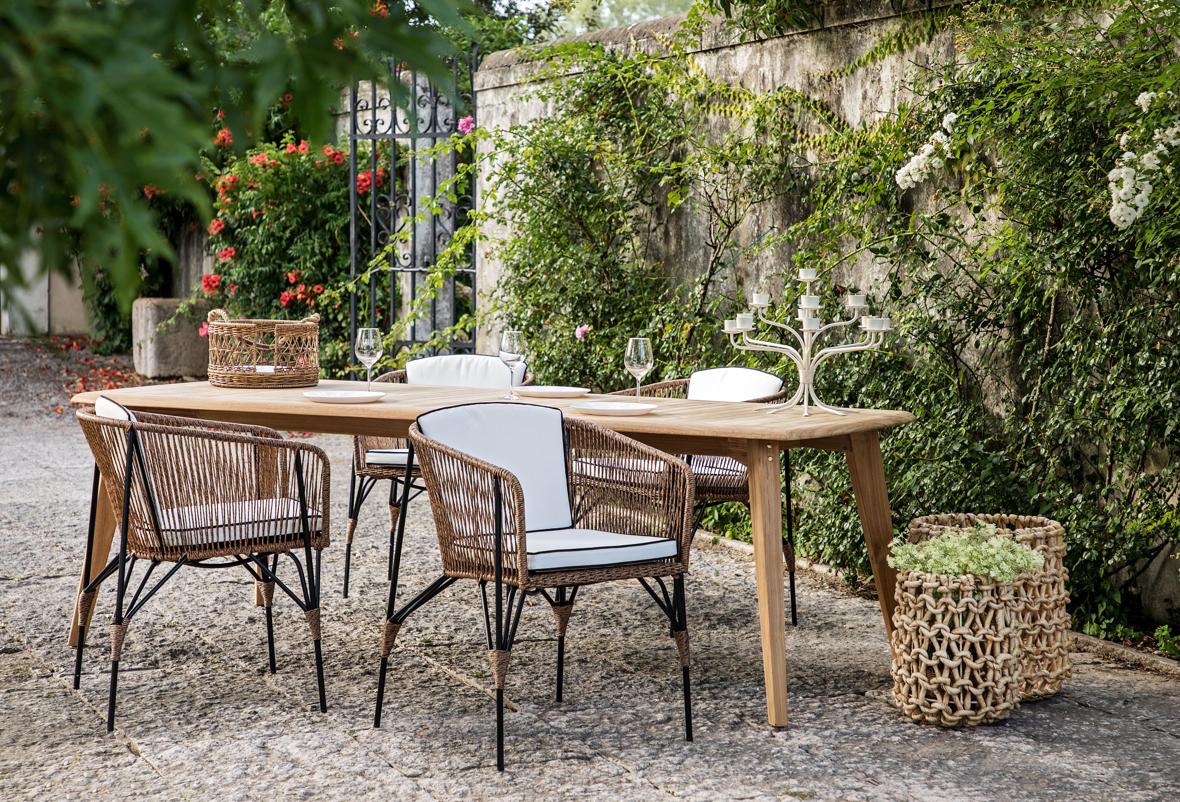 Прямоугольный садовый стол из тикового дерева cbdesign Continuum ARCH-00146578 - Вид №12