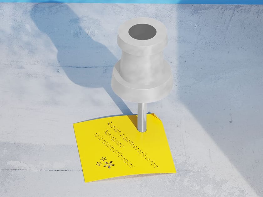 Оцинкованная стальная панель для вывоза мусора DIMCAR POST-IT ARCH-00043253