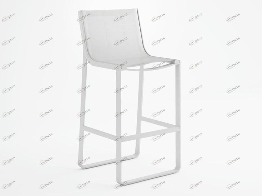 GANDIABLASCO Табурет high batyline® с подставкой для ног Flat textil sun-id-1493184