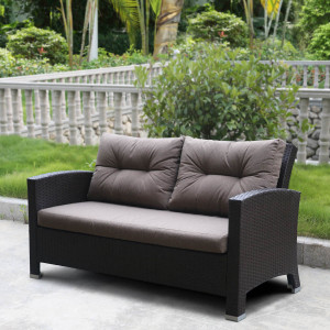 AFM-205B Brown/Light brown Плетеный диван Afina