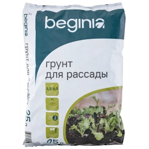 Грунт BEGINIA для рассады 25 л - питательная основа для здоровых растений 89404738