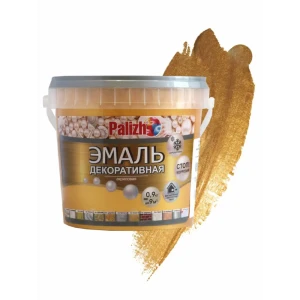 90314988 Эмаль декоративная Palizh цвет золото 0.9 кг STLM-0855306