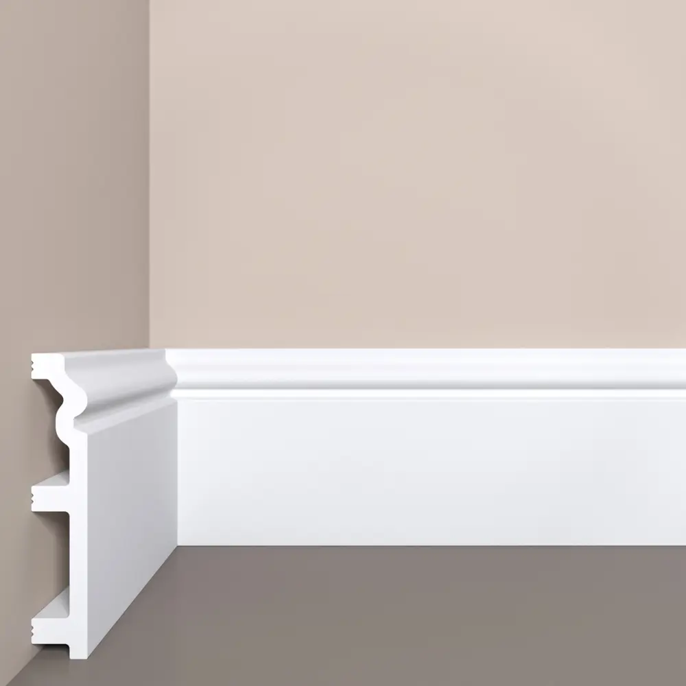 90761326 Плинтус Bello Deco 120x2000x22мм 1шт белый STLM-0372117