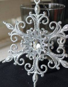 1389 996 a3 Декоративный орнамент, акрил, Ø 14 см, серебро H-andreas