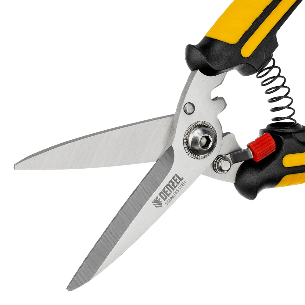 Ножницы по металлу прямой рез Denzel 78319 до 1 мм 200 мм STLM-2048809 - Вид №3