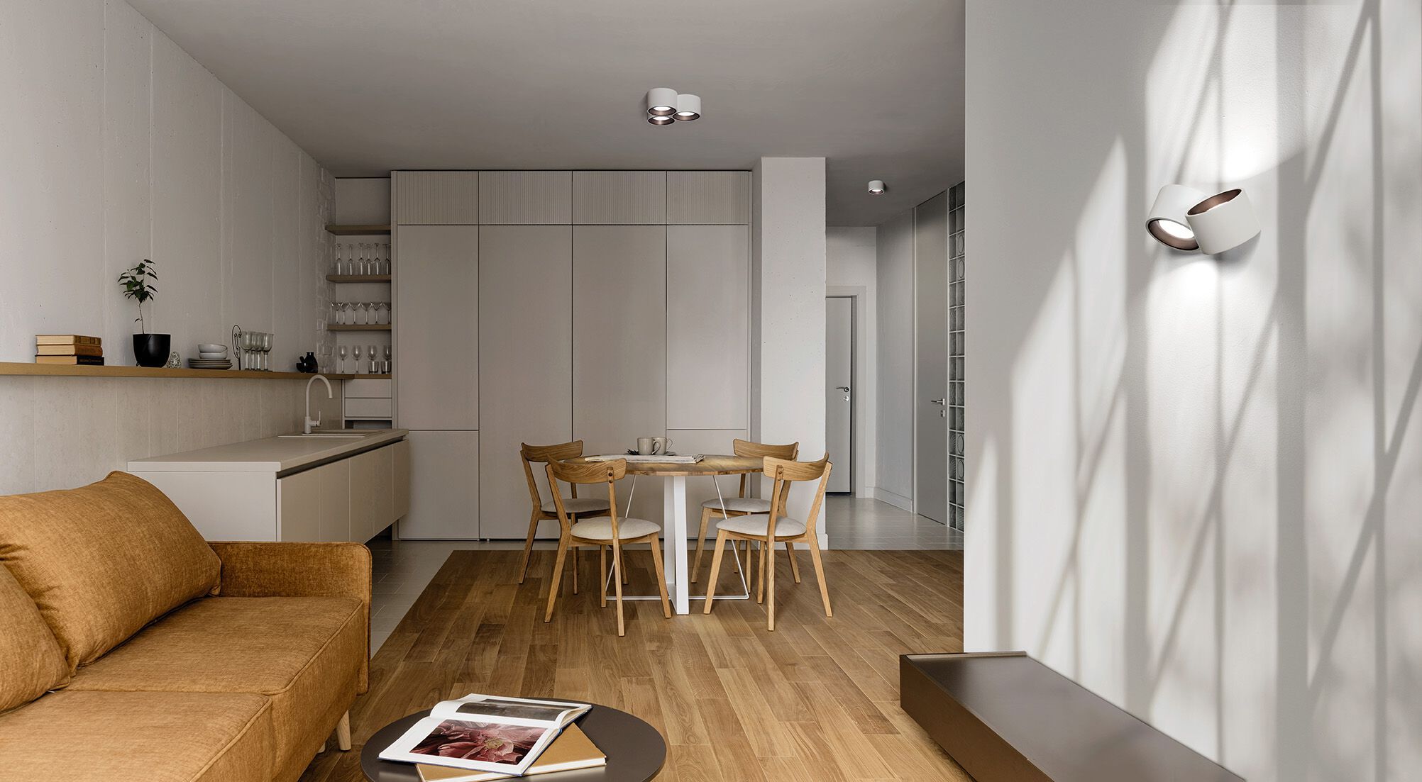 Гипсовая настенная лампа Tecnico NASSO 2 TONDA ARCH-00001324 - Вид №4