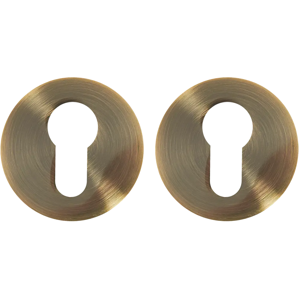 Накладка под цилиндр Punto BK6.R.RS52 цвет бронза 2 шт STLM-2037805